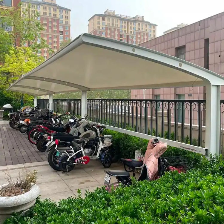 清河县膜结构电动车棚